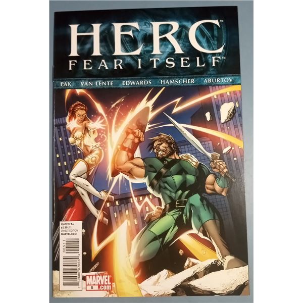 Herc #5 (Marvel, 2011) Fear Itself Direct Edition T+ Comic