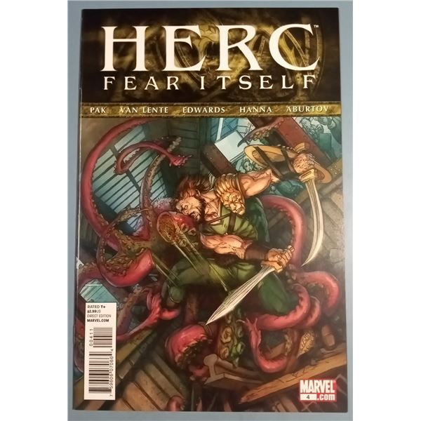 Herc: Fear Itself #4 (Marvel Comics, August 2011) Comic Book