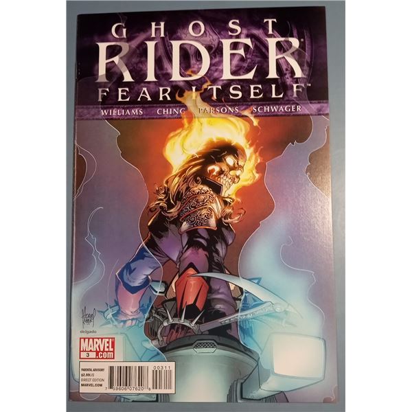 Ghost Rider: Fear Itself #3 (Marvel, 2011) Comic Book - Direct Edition