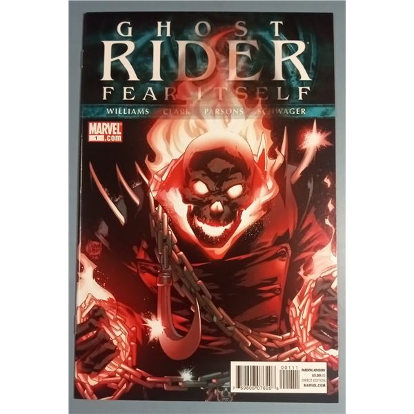 Ghost Rider: Fear Itself #1 (Marvel, 2011) Adam Kubert Cover