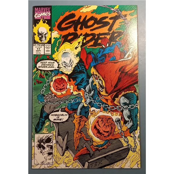 Ghost Rider Vol. 2 #17 (Marvel, 1991) Spider-Man & Hobgoblin Appearance
