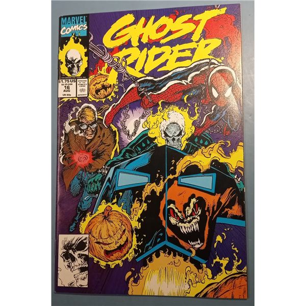 Ghost Rider Vol. 2 #16 (Marvel, 1991) Guest Starring Spider-Man