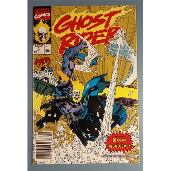 Ghost Rider Vol. 2 #9 (Marvel, 1991) Returns X-Factor Morlocks!