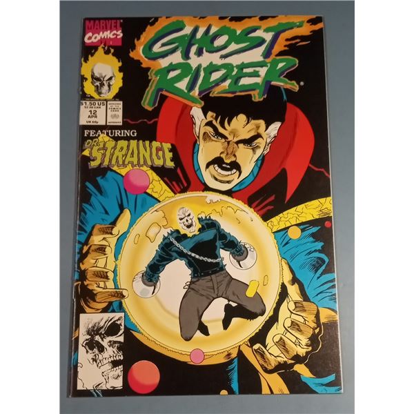 Ghost Rider #12 (Apr 1991) Marvel Comics, Featuring Dr. Strange