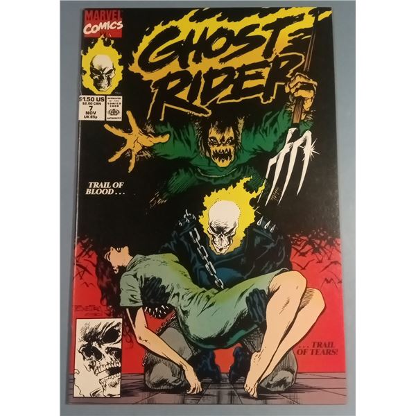 Ghost Rider Vol. 2 #7 (Nov 1990) Marvel Comics - Trail of Blood