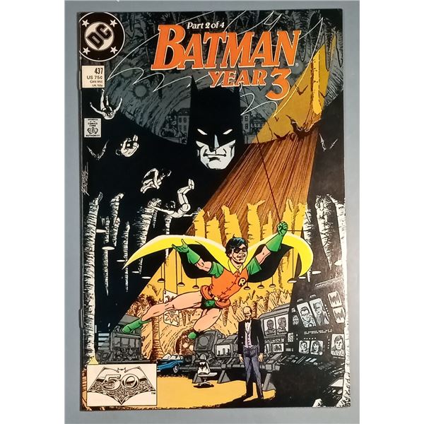Batman #437 (DC, 1989) Year 3 Pt. 2 George PÃ©rez Art
