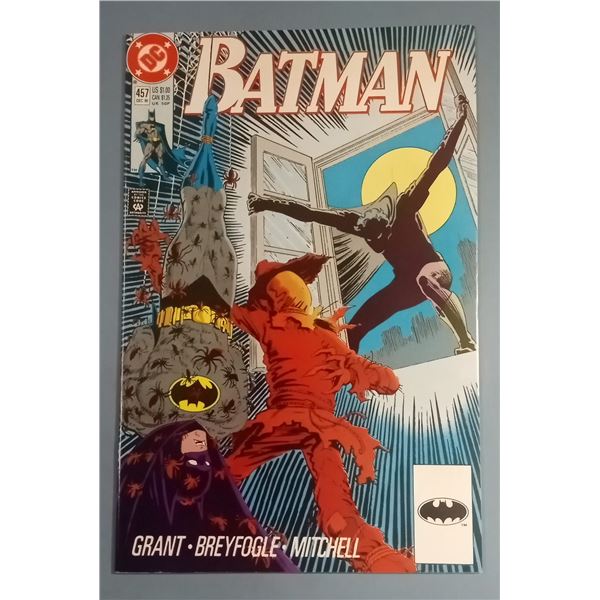Batman #457 (DC, 1990) 1st Tim Drake as Robin, Scarecrow, Grant/Breyfogle
