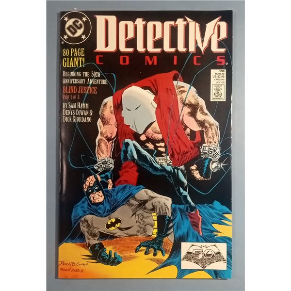 Detective Comics #598 (1989) DC 50th Anniv. Giant, Blind Justice Pt 1