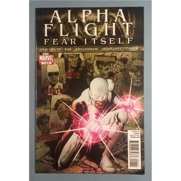 Alpha Flight: Fear Itself #1 (Marvel, 2011) Limited Series Comic Book