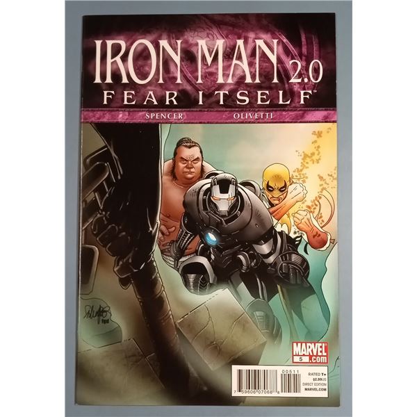 Iron Man 2.0 #5 (Marvel, 2011) Fear Itself Tie-In, Spencer & Olivetti