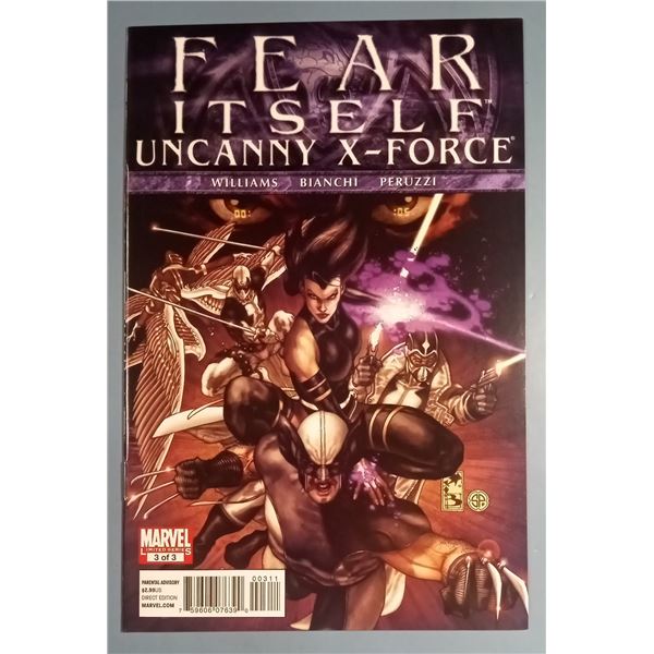 Fear Itself: Uncanny X-Force #3 (Marvel, 2011) Williams, Bianchi