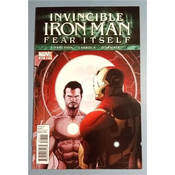 Invincible Iron Man #503 (2011 Marvel) Fear Itself Tie-In, Larroca Art