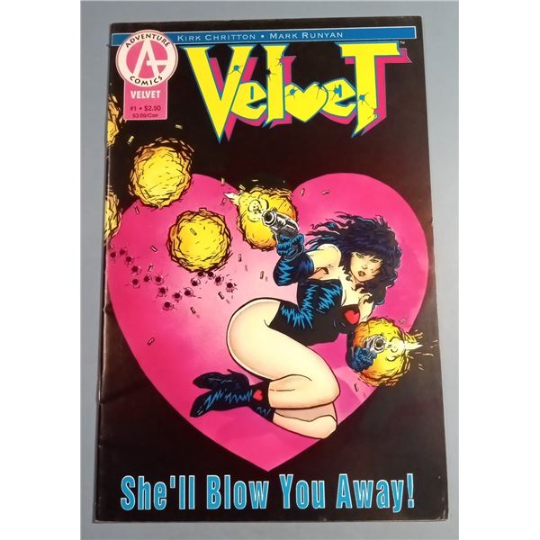 Velvet #1 (Adventure Comics, 1993) Kirk Chritton & Mark Runyan