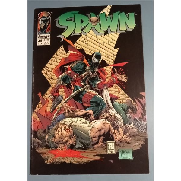 Spawn #28 (Image Comics, 1995) 1st Print - McFarlane & Quinn Art
