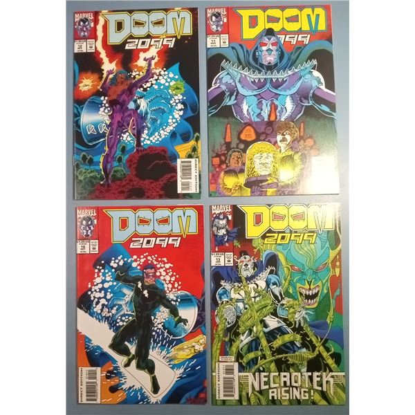 Doom 2099 Comic Lot #10, #11, #12, #13 Marvel Comics (1993-1994)