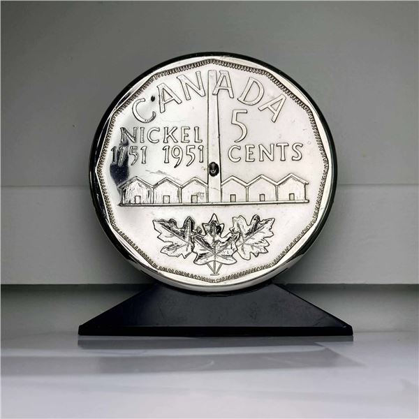 1951 Canada 5 Cent Coin Bank