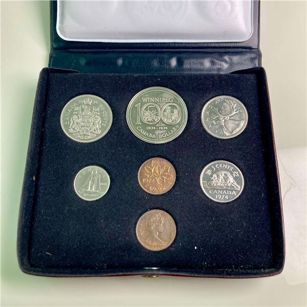 1974 Canada Double Penny Coin Set