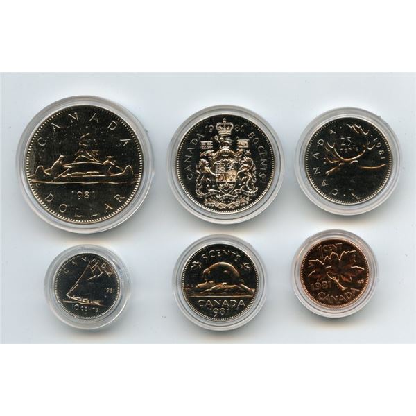 1981 Canada Specimen Coin Set