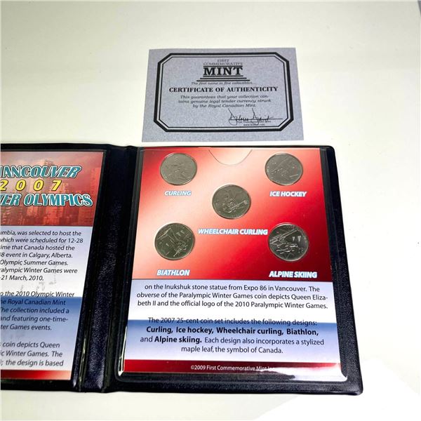 2007 Canada 25 Cent Olympic Set