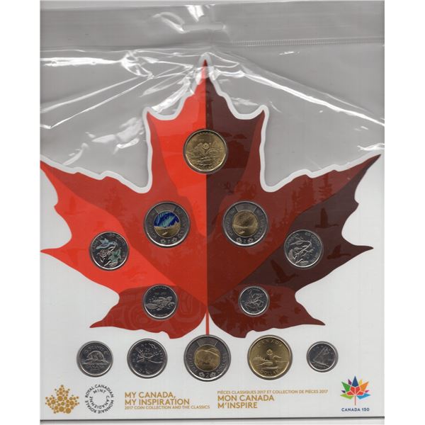 2017 My Canada, My Inspiration Coin Set