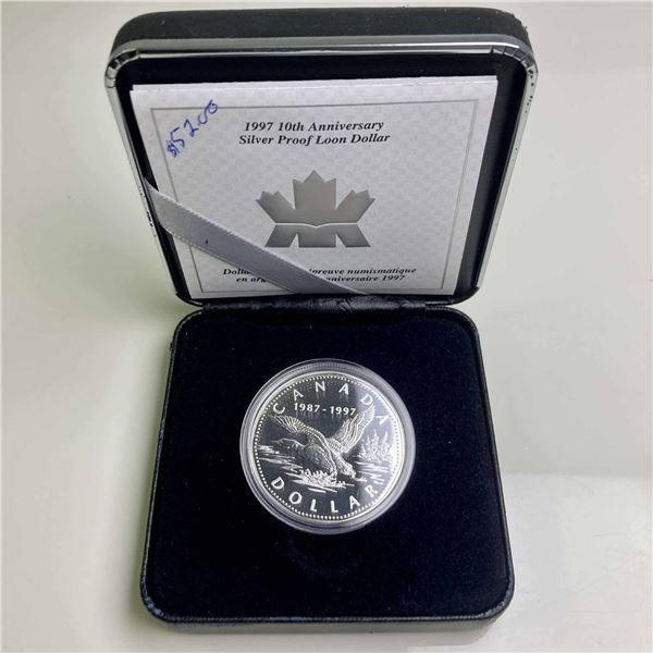 1997 Canada Proof Silver Dollar