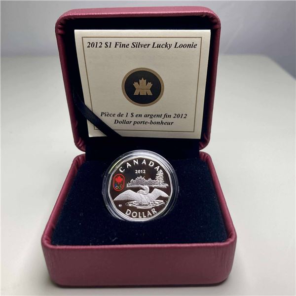2012 Canada $1 Fine Silver Coin