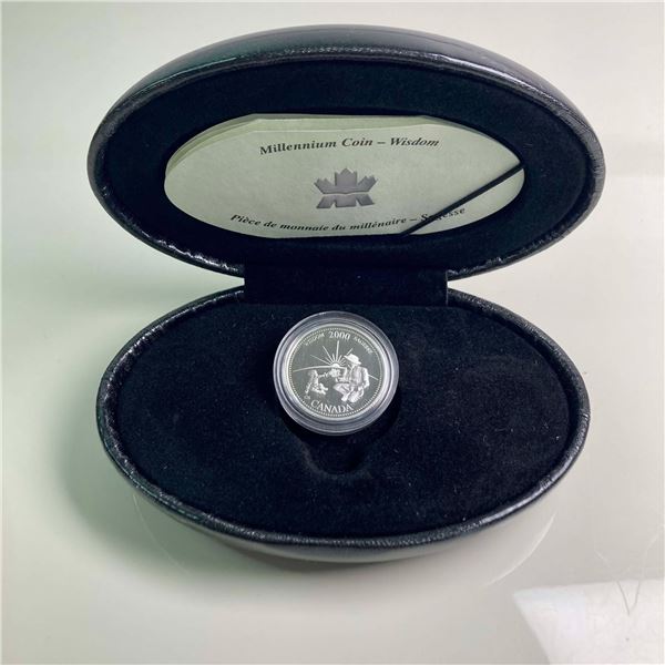 2000 Canada 25 Cent Silver Proof Coin