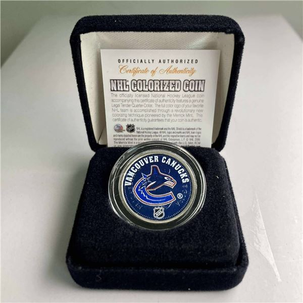 2005 Canada Vancouver Canucks Colour Quarter