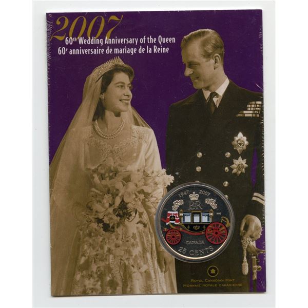 2007 Canada 25 Cent Wedding Coin