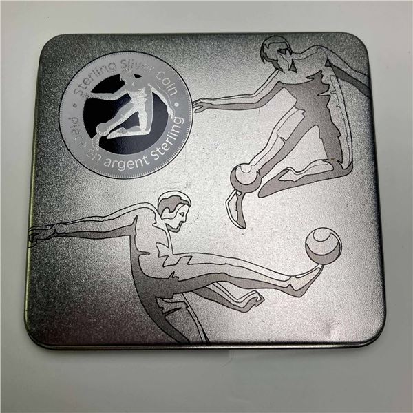 1998 Canada 50 Cent Silver Soccer Coin