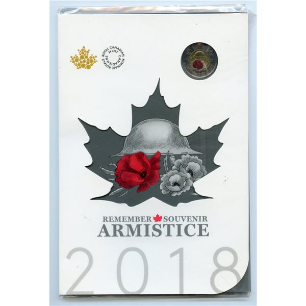 2018 Canada $2 Armistice Signed Toonie