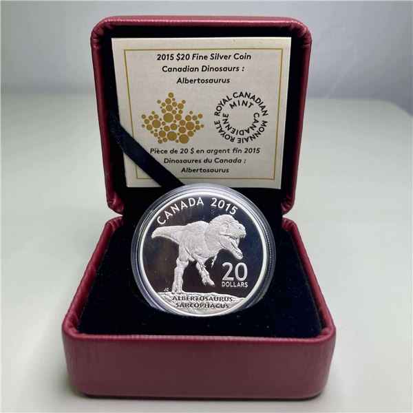 2015 Canada $20 Fine Silver Coin