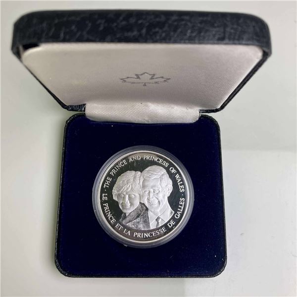 1983 Canada Royal Visit Silver Medal