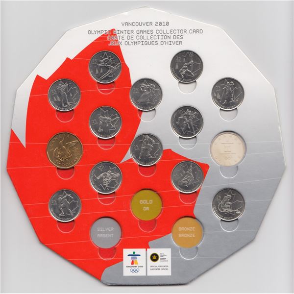 Vancouver 2010 Collector Card with Coin