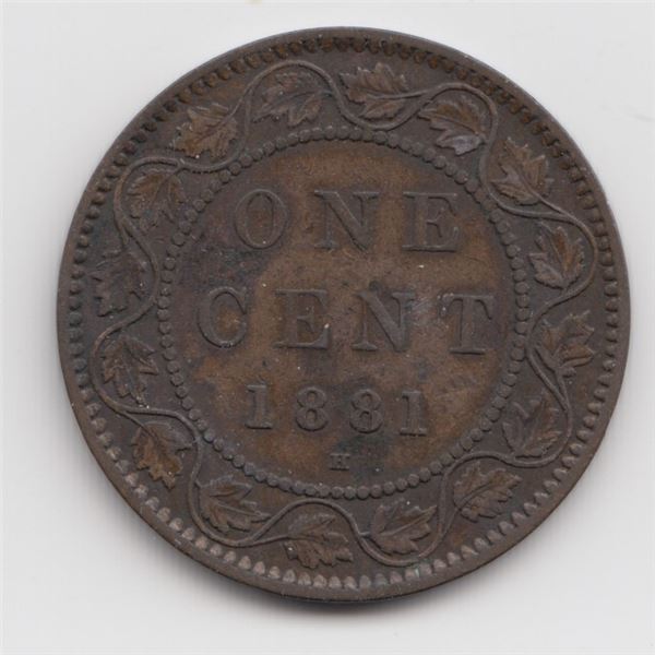 1881 H Canada Large Cent