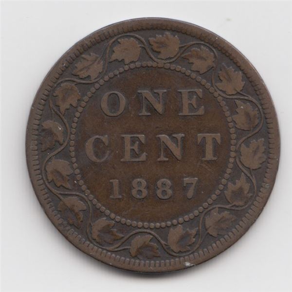 1887 Canada Large Cent