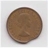 Image 2 : 1956 Canada 1 Cent Clipped Planchet Error