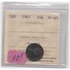 1967 Canada 10 Cent ICCS SP65
