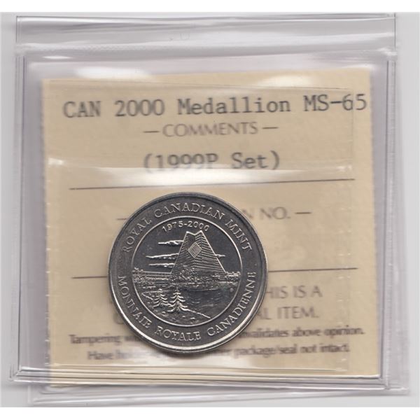 2000 Canada Medallion Graded