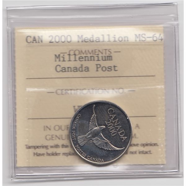 2000 Canada Millennium Medallion