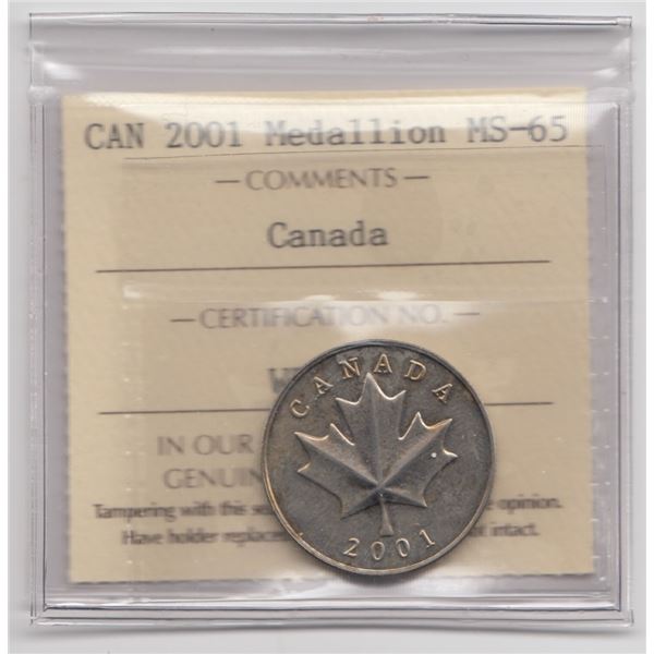 2001 Canada Medallion