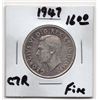 1947 Canada 50 Cent Silver Coin
