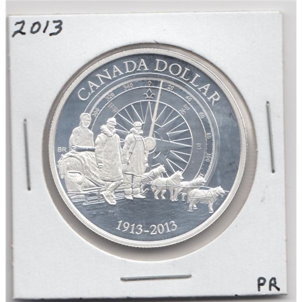 2013 Canada $1 Proof Silver Dollar