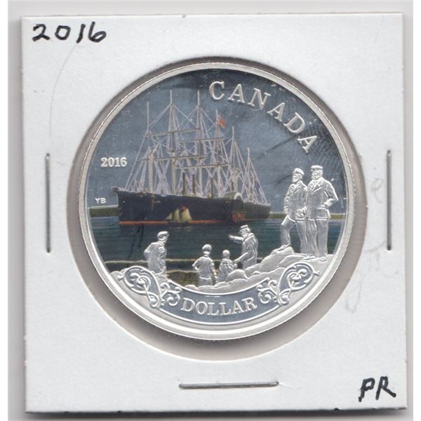2016 Canada $1 Proof Silver Dollar
