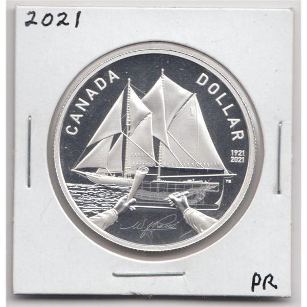 2021 Canada $1 Proof Silver Dollar