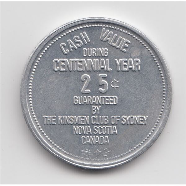 1967 Sydney NS 25 Cent Token