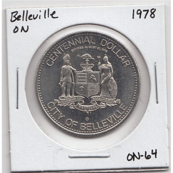 1978 Belleville ON Trade Dollar Token