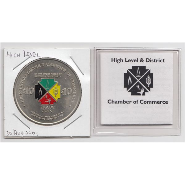 2001 High Level AB $10 Trade Coin Token