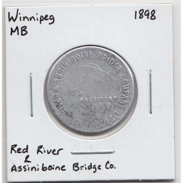 1898 Winnipeg MB Token