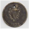1820 Lower Canada Half Penny Token